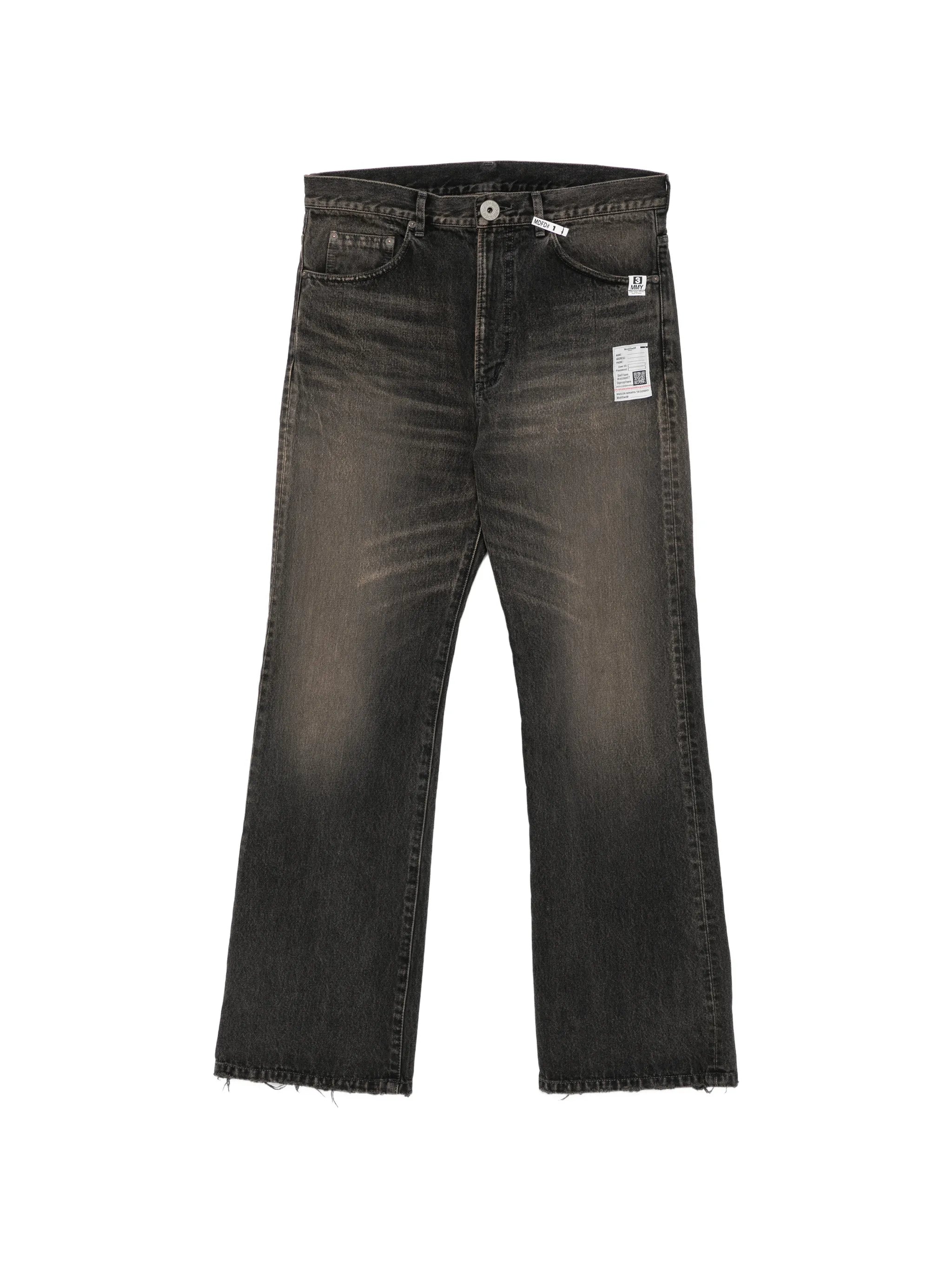 Maison Mihara Yasuhiro Maison Mihara Yasuhiro Patch-detail Whiskered Jeans