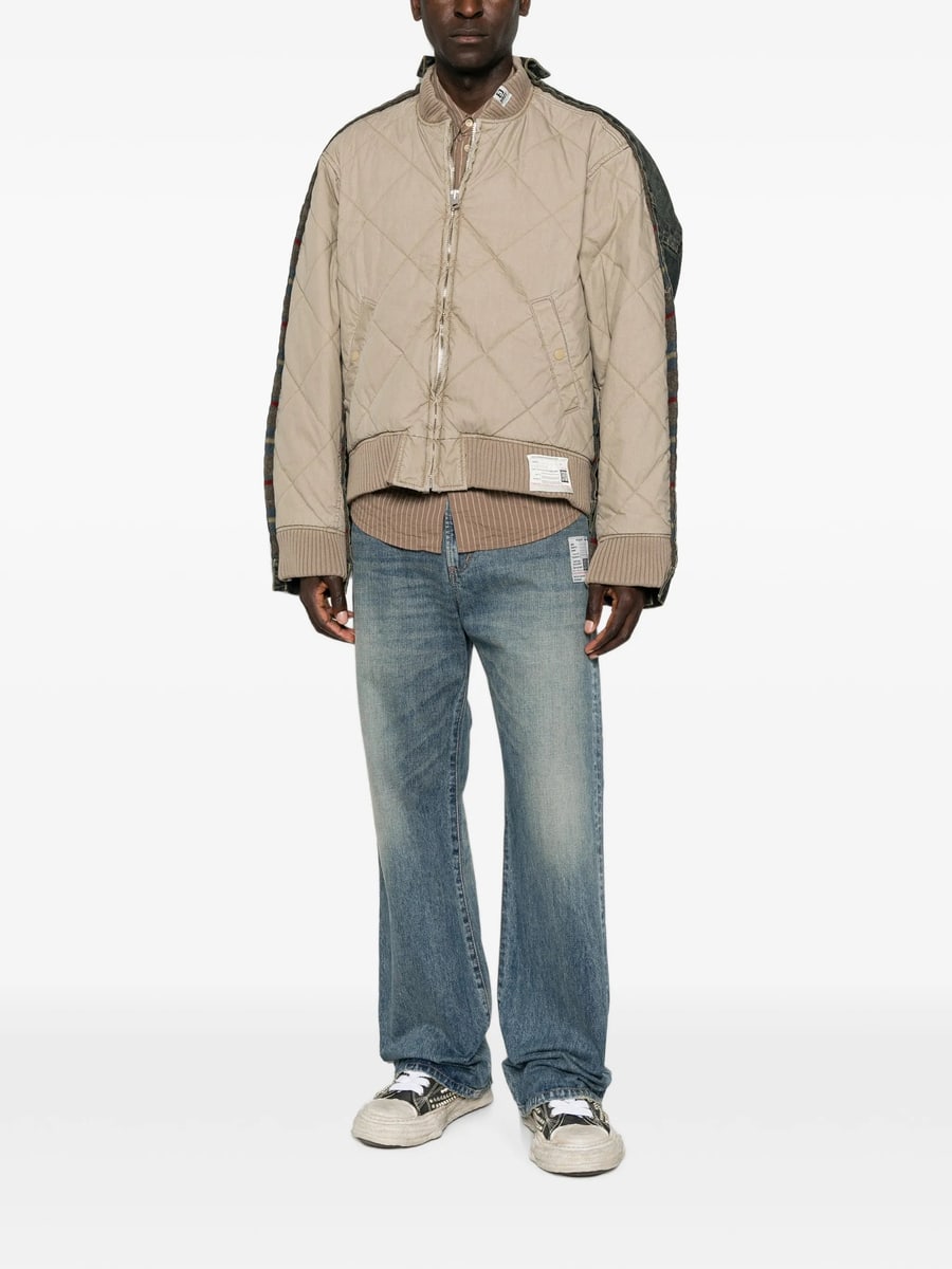 Maison Mihara Yasuhiro Maison Mihara Yasuhiro Faded Patchwork Jeans, view 4