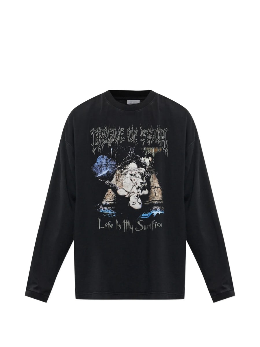 Vetements Vetements Graphic-print Long-sleeve T-shirt