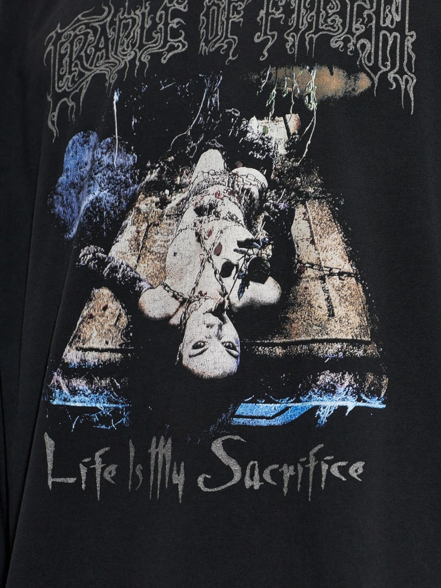 Vetements Vetements Graphic-print Long-sleeve T-shirt, view 4