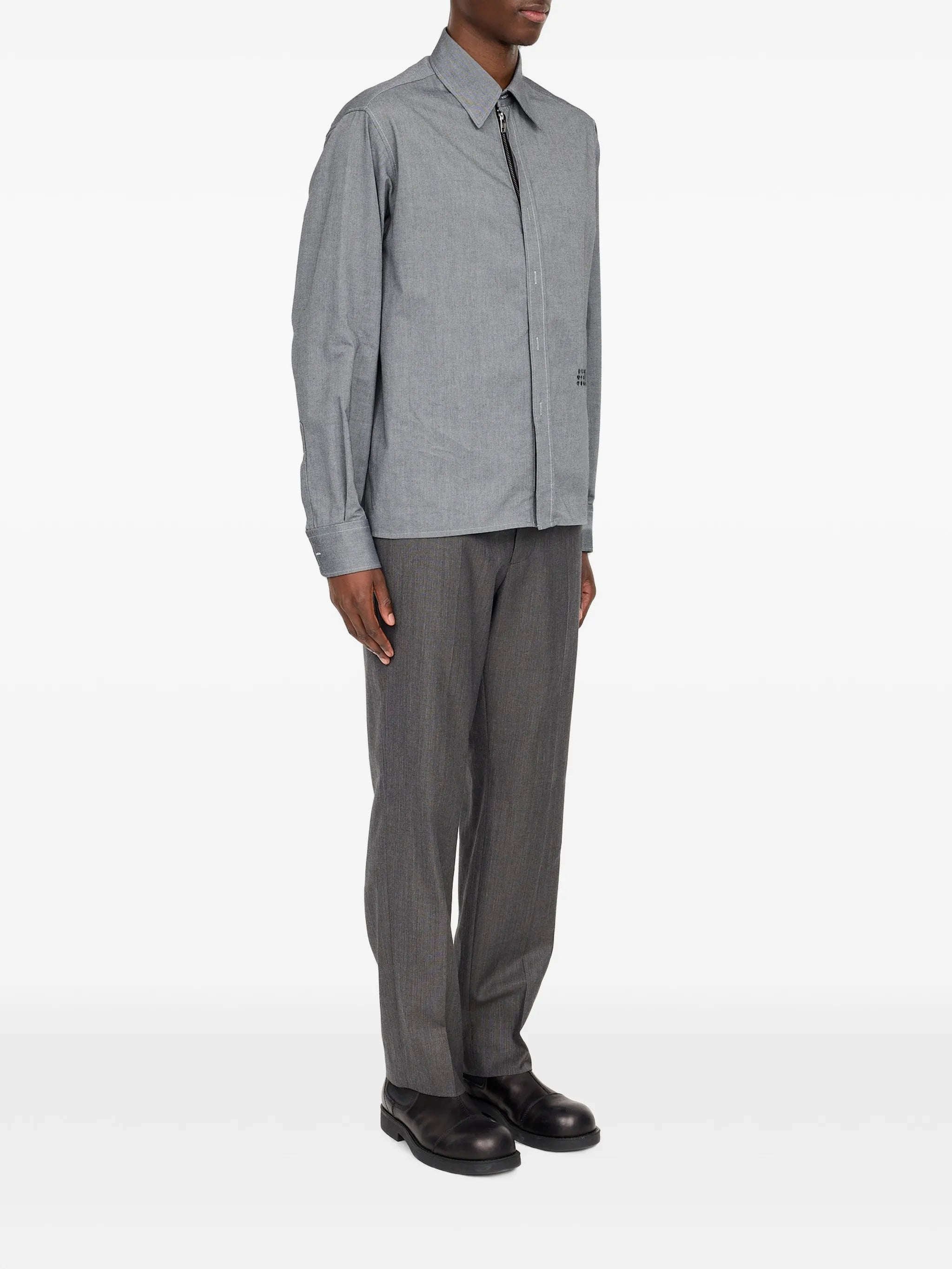 MM6 Maison Margiela Mm6 Maison Margiela Zip-up Cotton Jacket, view 2