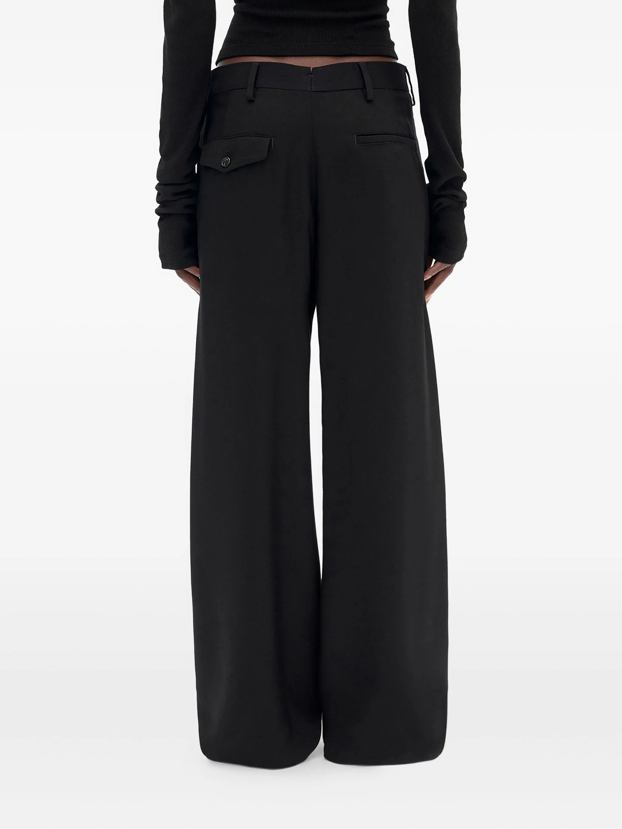 Ann Demeulemeester Ann Demeulemeester Anneke Tie-waist Palazzo Pants, view 2