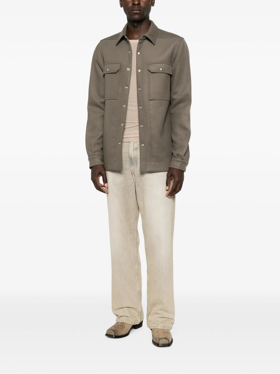 Rick Owens Rick Owens Press-stud Flap-pocket Jacket, view 4