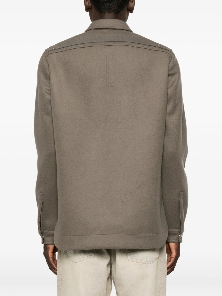 Rick Owens Rick Owens Press-stud Flap-pocket Jacket, view 5