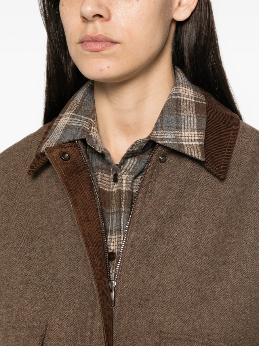 Eleh Eleh Corduroy-collar Jacket, view 3