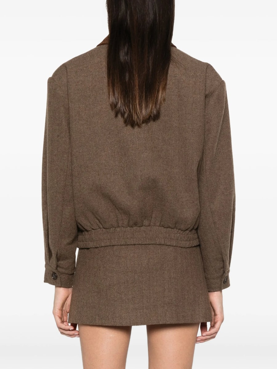 Eleh Eleh Corduroy-collar Jacket, view 4