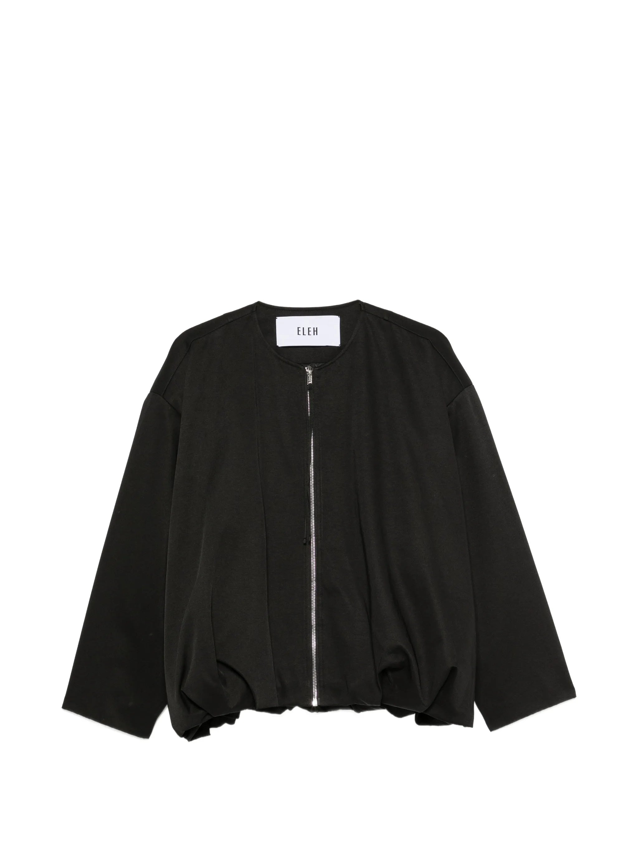 Eleh Eleh Collarless Zip-up Jacket