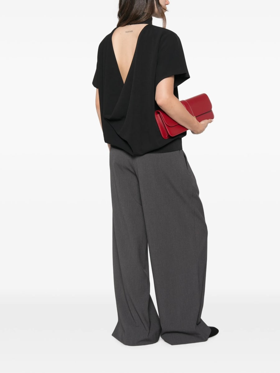 Eleh Eleh Pleated Wide-leg Trousers, view 2