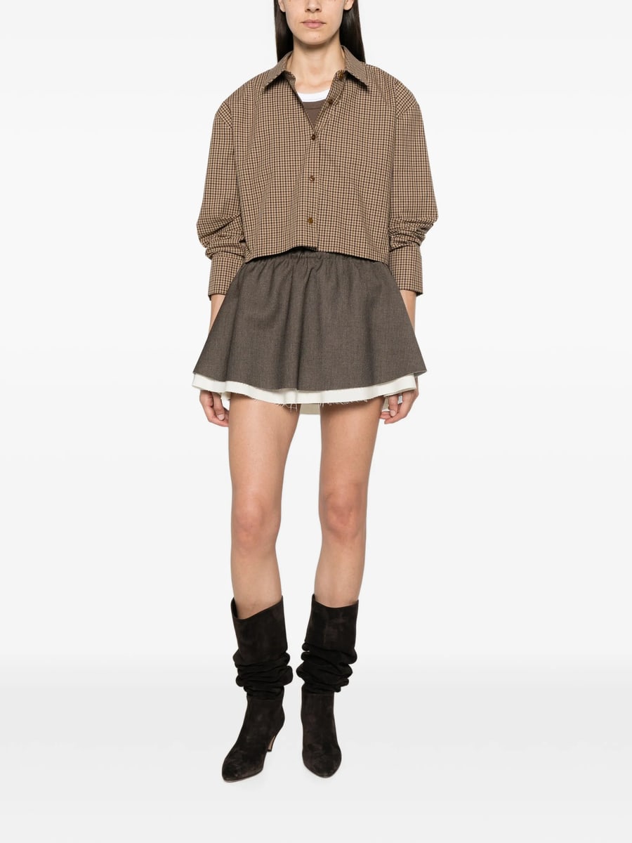 Eleh Eleh Cropped Shirt, view 2