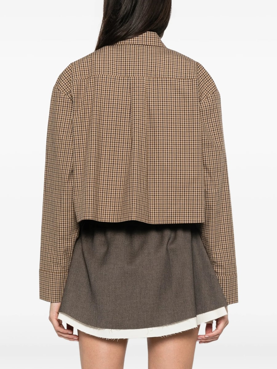 Eleh Eleh Cropped Shirt, view 3
