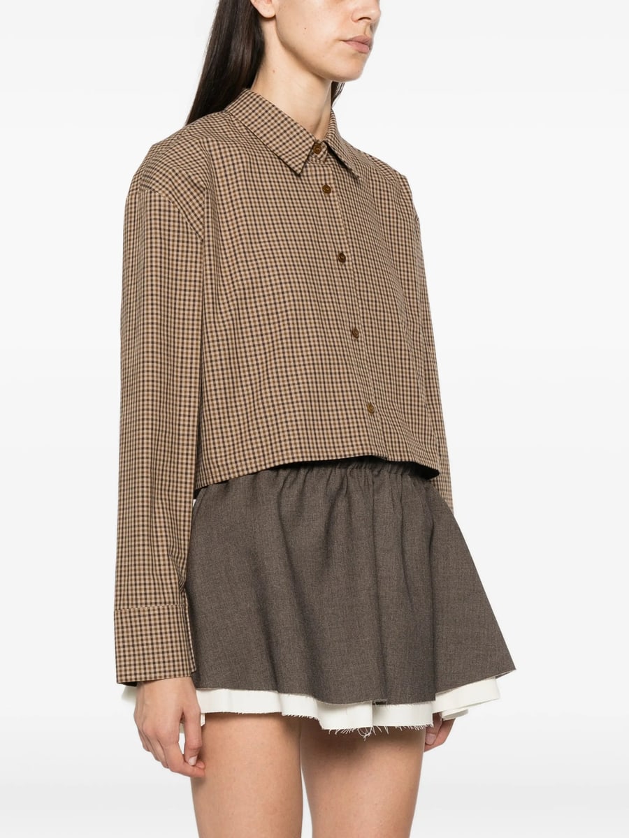 Eleh Eleh Cropped Shirt, view 4