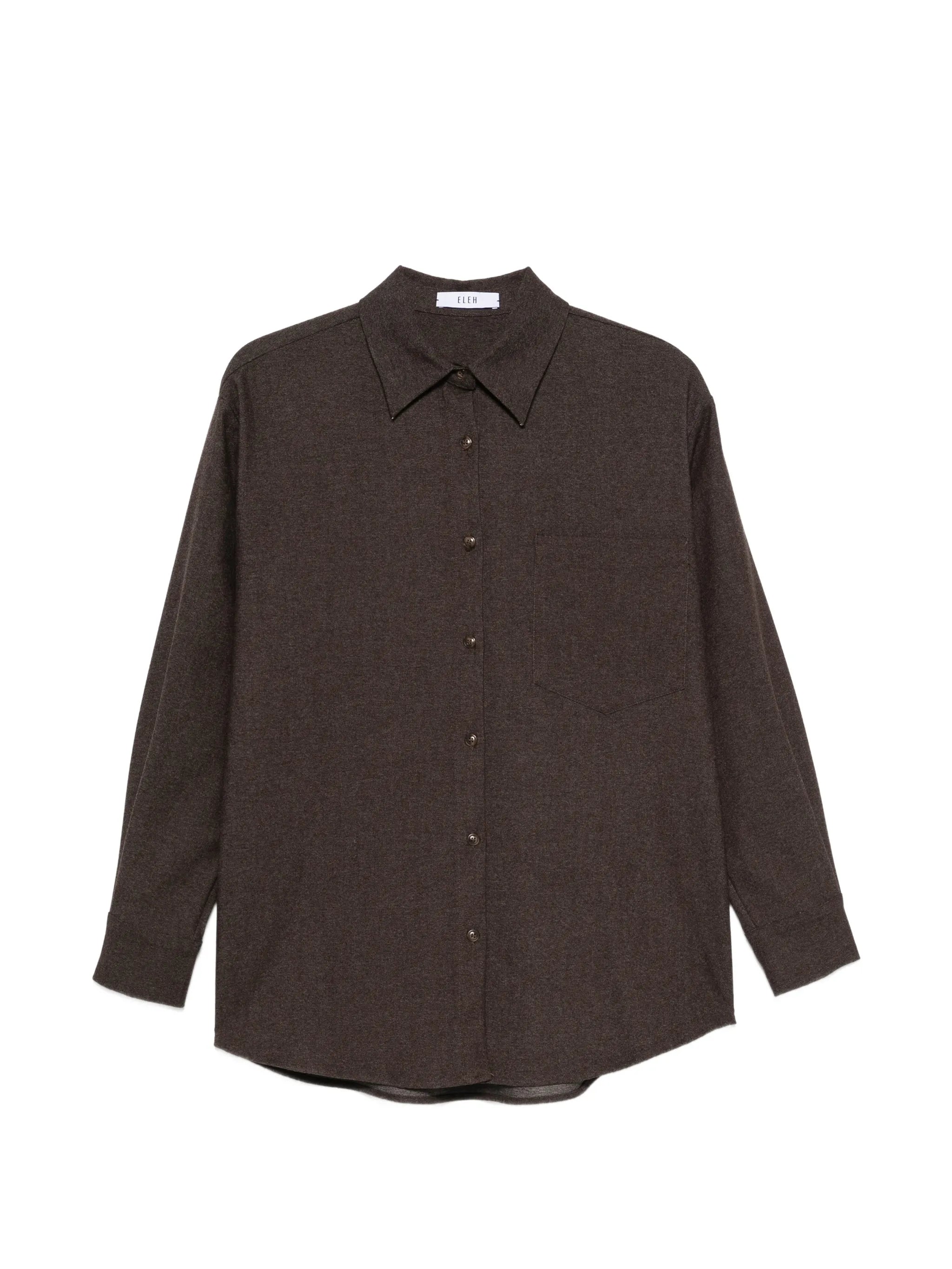 Eleh Eleh Chest-pocket Button-up Shirt