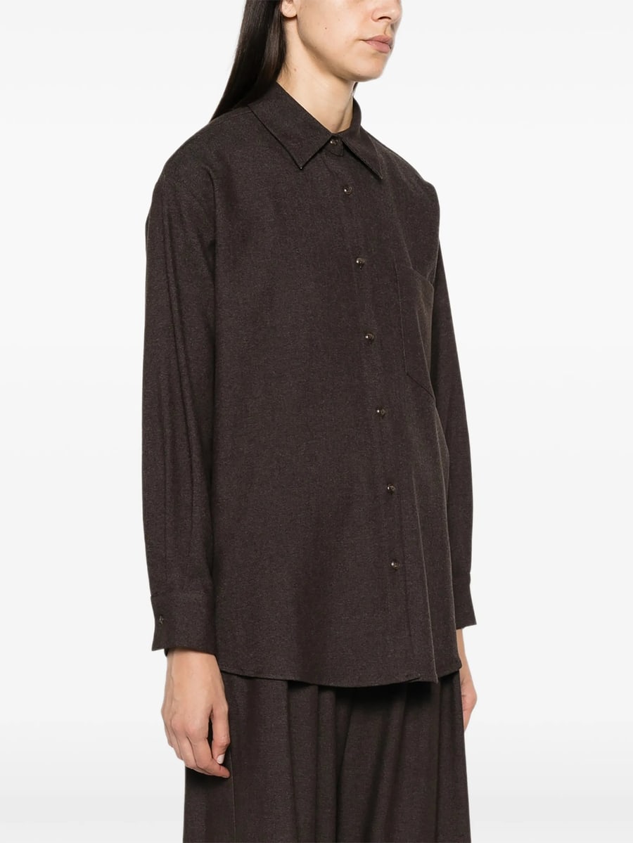 Eleh Eleh Chest-pocket Long-sleeve Shirt, view 5