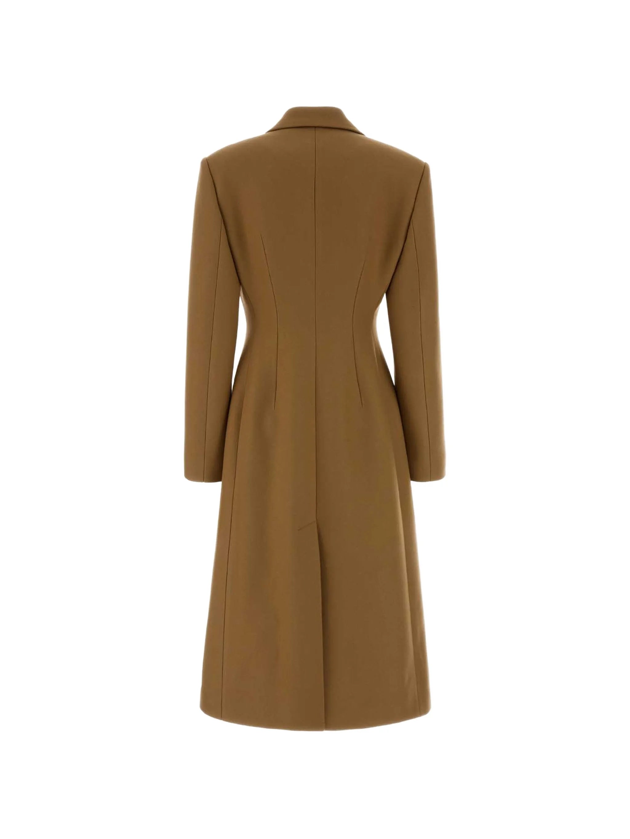 Balenciaga Balenciaga Single-breasted Coat In Camel, view 2