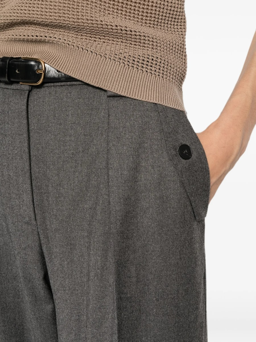 Antonelli Antonelli Salice Pleated Wide-leg Trousers, view 2