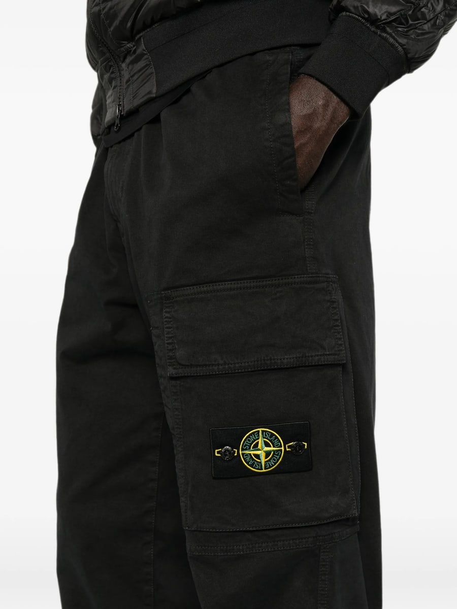 Stone Island Stone Island Logo-patch Cargo Pants, view 2