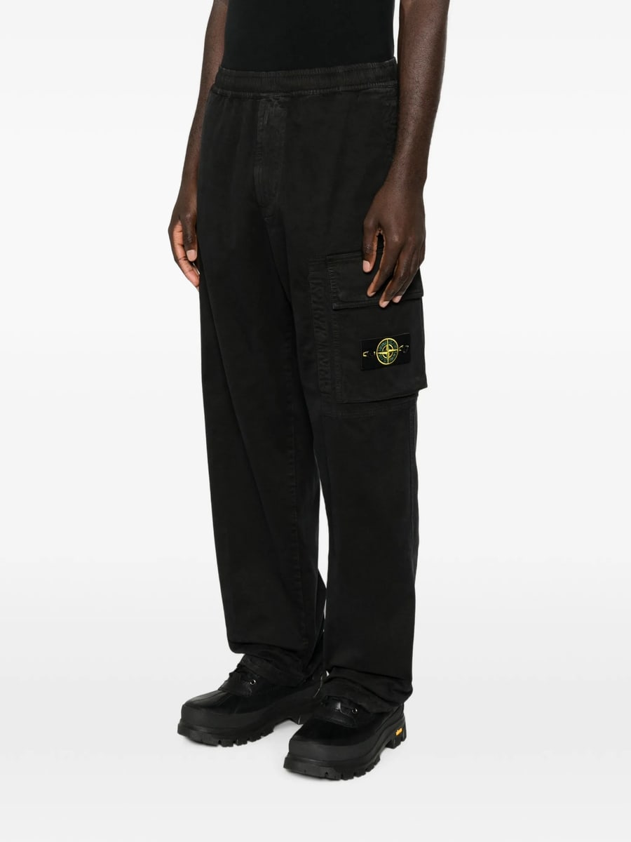 Stone Island Stone Island Logo-patch Cargo Pants, view 3
