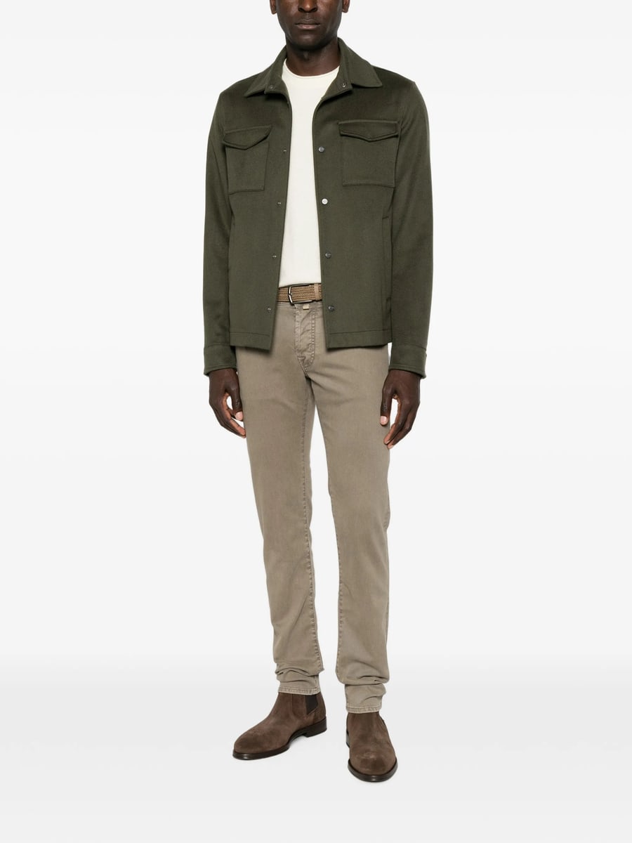 Jacob Cohën Jacob Cohën Nick Logo-patch Five-pocket Trousers, view 2
