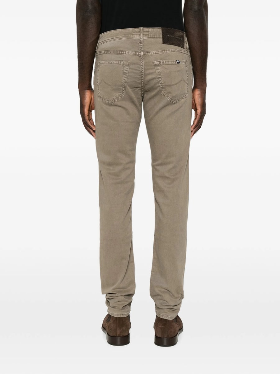 Jacob Cohën Jacob Cohën Nick Logo-patch Five-pocket Trousers, view 3