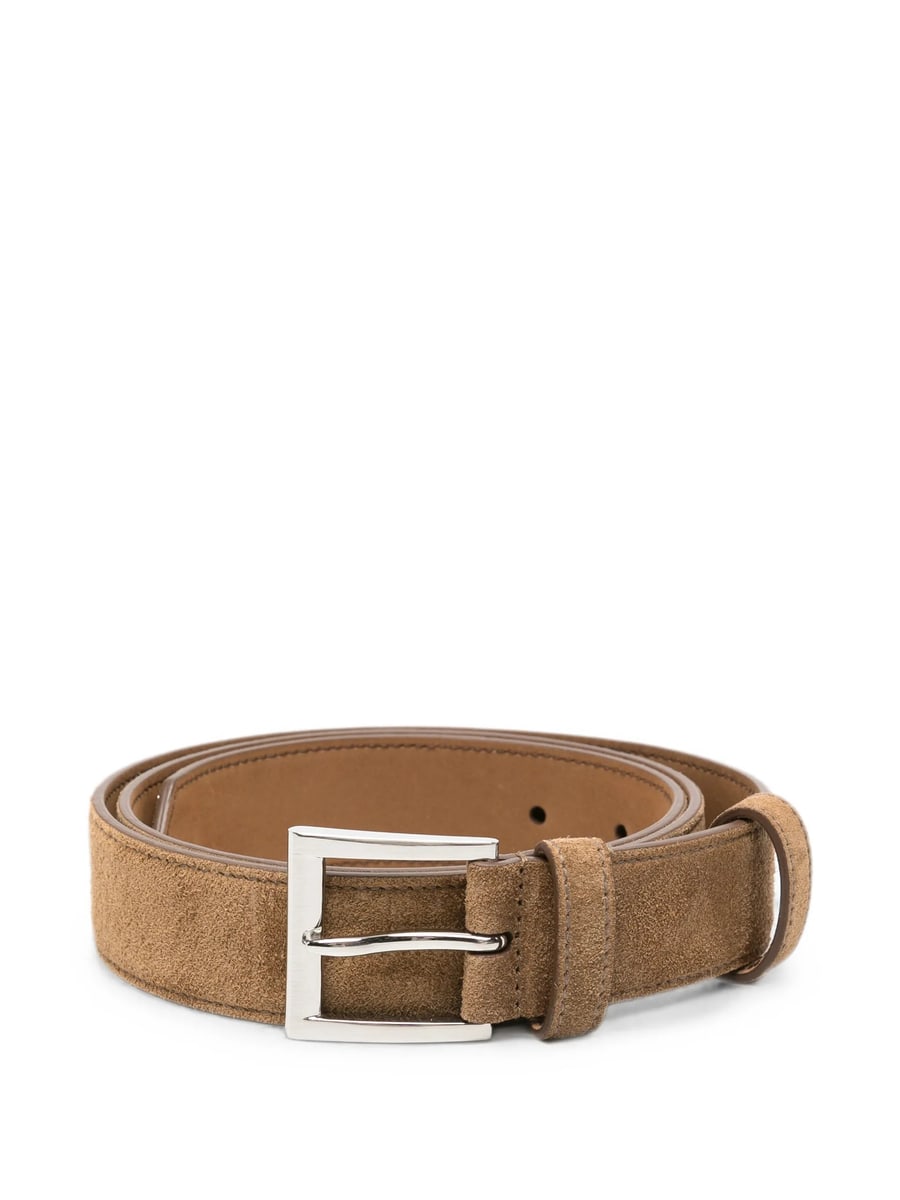 Prada Prada Logo-plaque Suede Belt