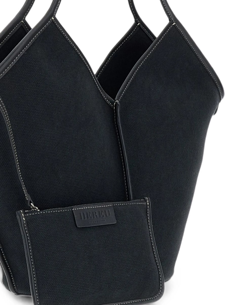 Hereu Hereu Calella Leather-trim Tote Bag, view 4