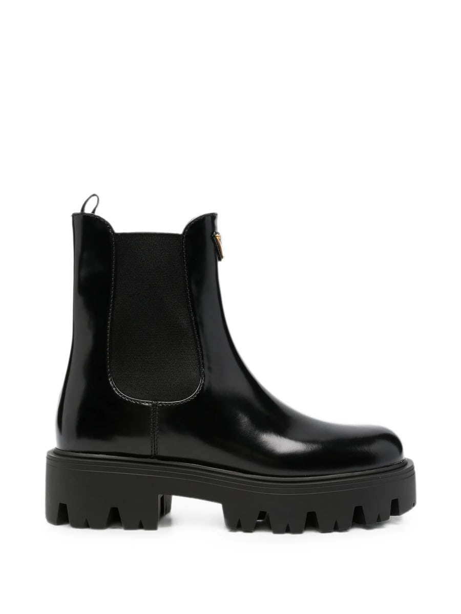 Prada Prada Logo-plaque Chelsea Boots