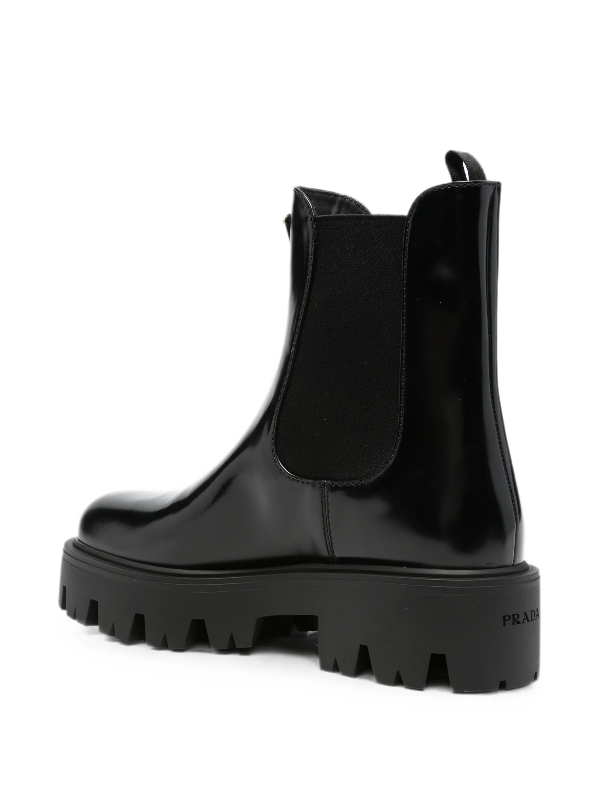 Prada Prada Logo-plaque Chelsea Boots, view 2