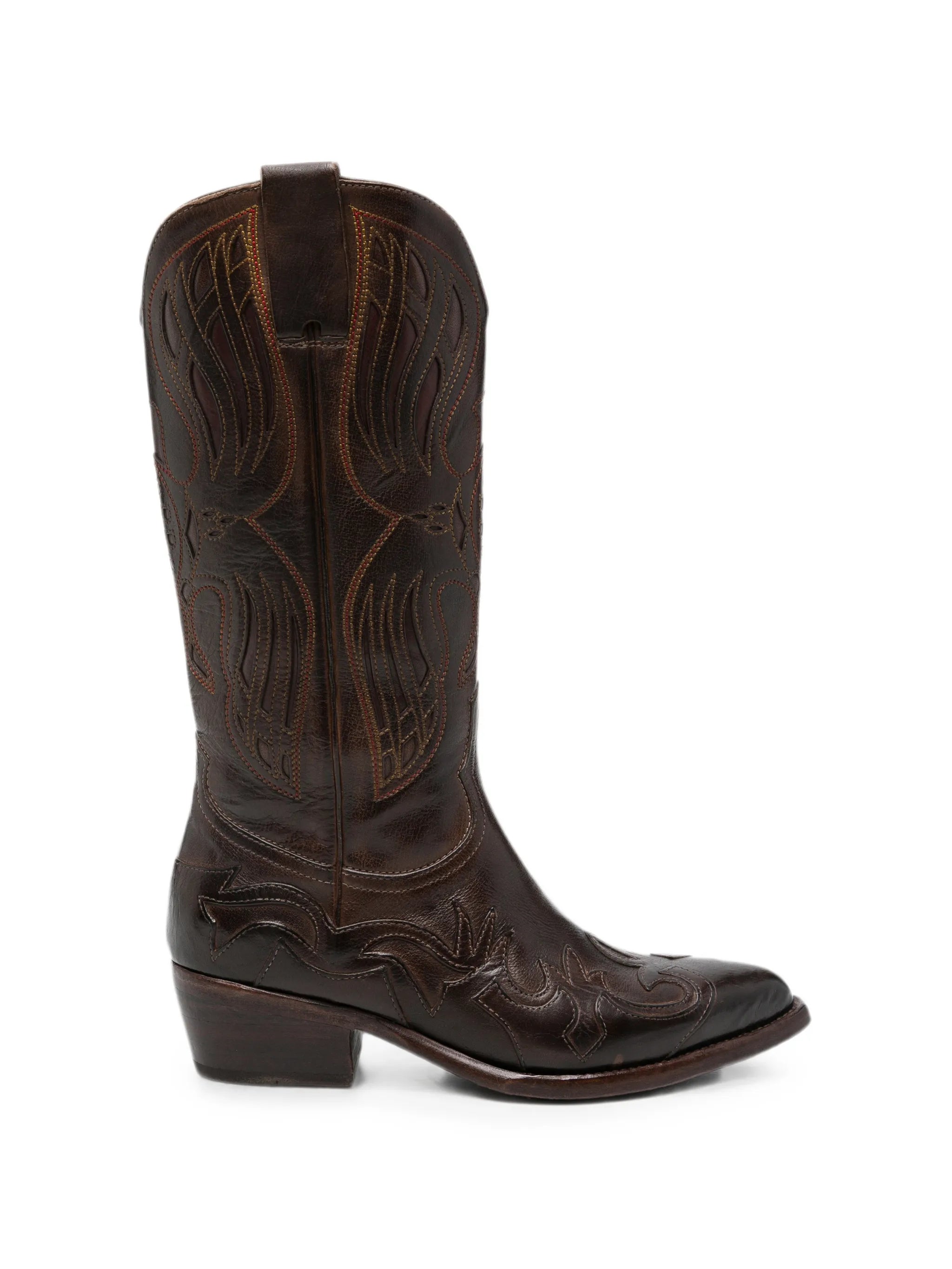 Eraldo Eraldo Embroidered Leather Boots