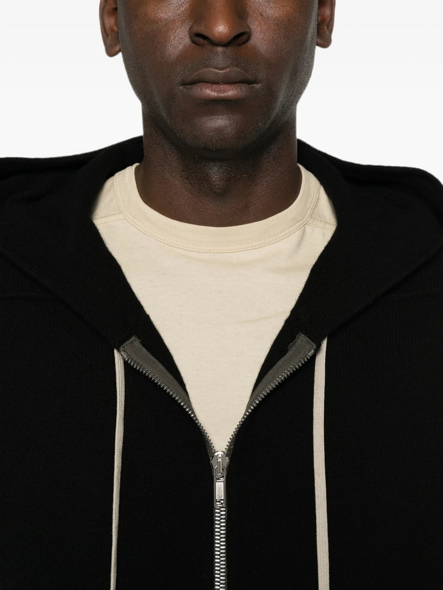 Rick Owens Rick Owens Zip-up Drawstring Hoodie, view 2