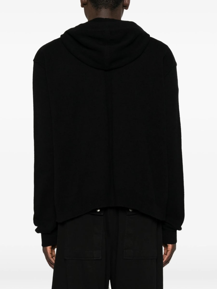 Rick Owens Rick Owens Zip-up Drawstring Hoodie, view 3
