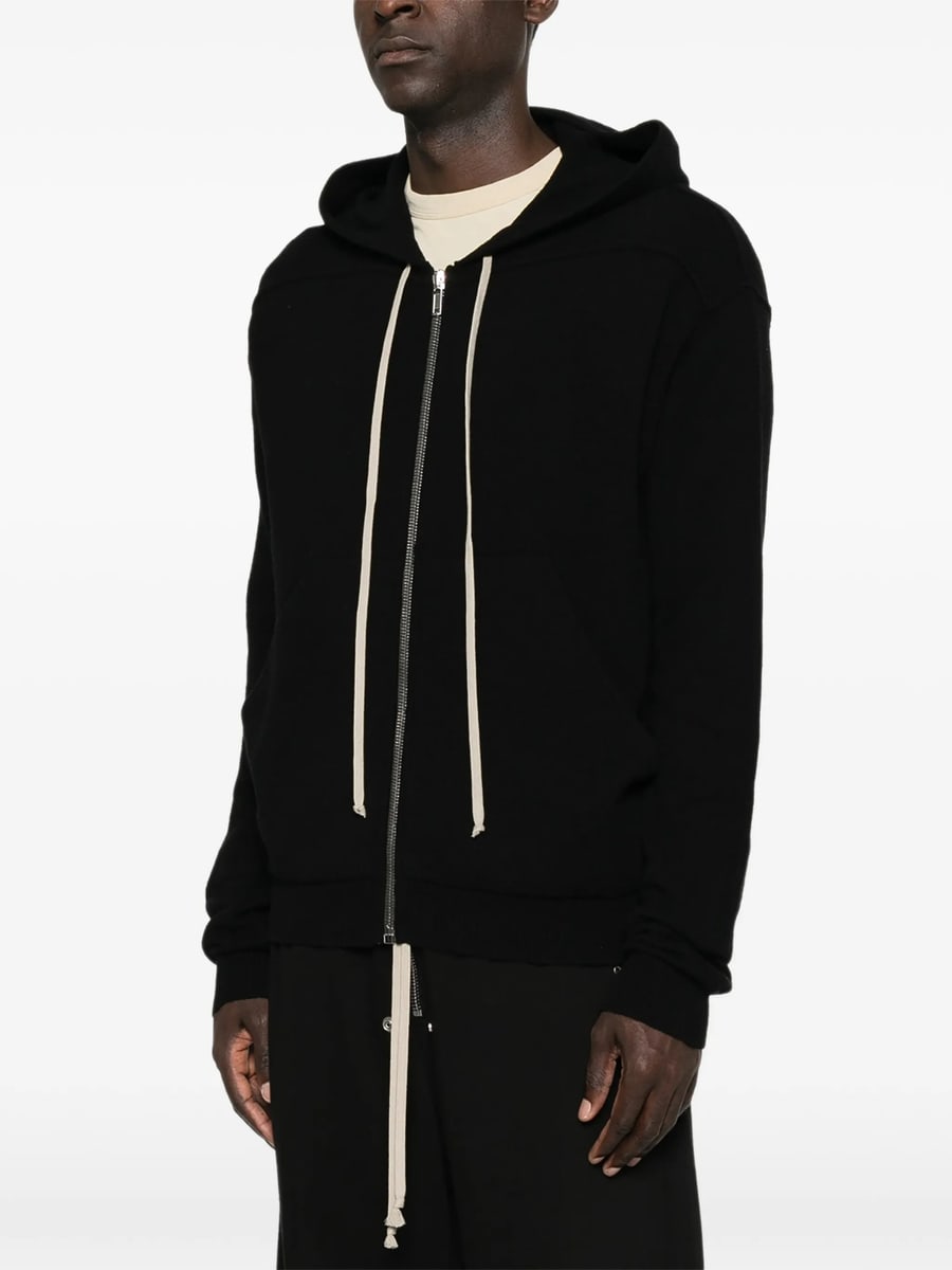 Rick Owens Rick Owens Zip-up Drawstring Hoodie, view 4