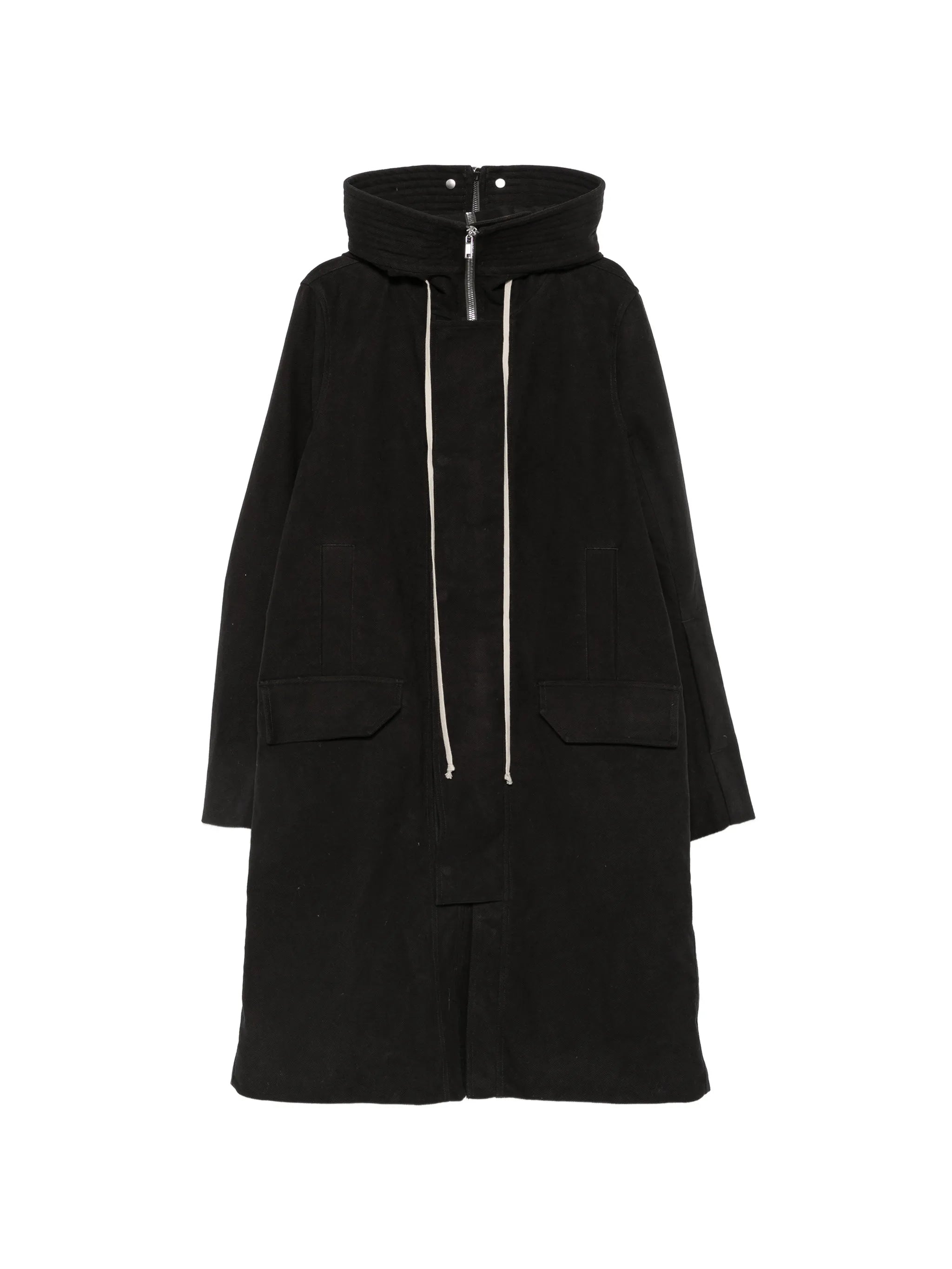 Rick Owens Rick Owens Drawstring-hood Zipped Coat