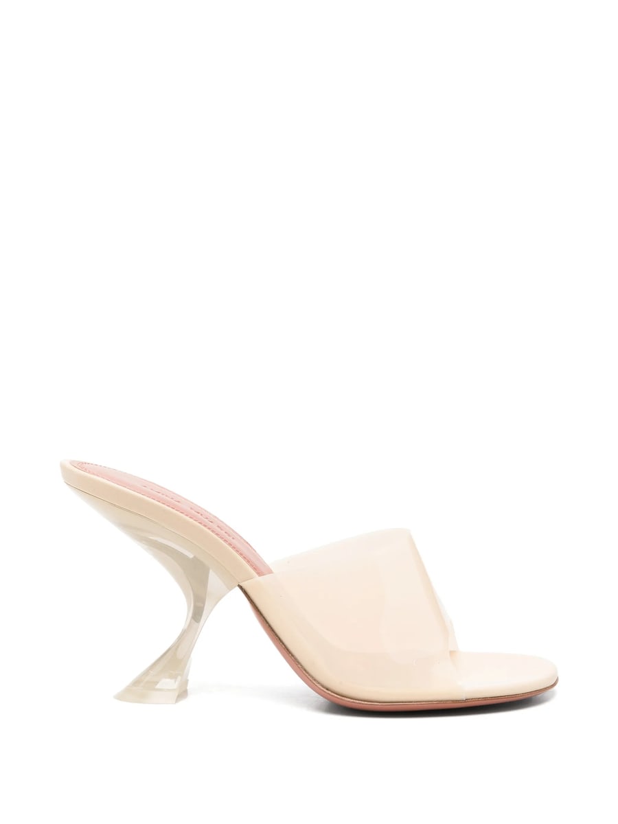 Amina Muaddi Amina Muaddi Taylor Transparent Mules