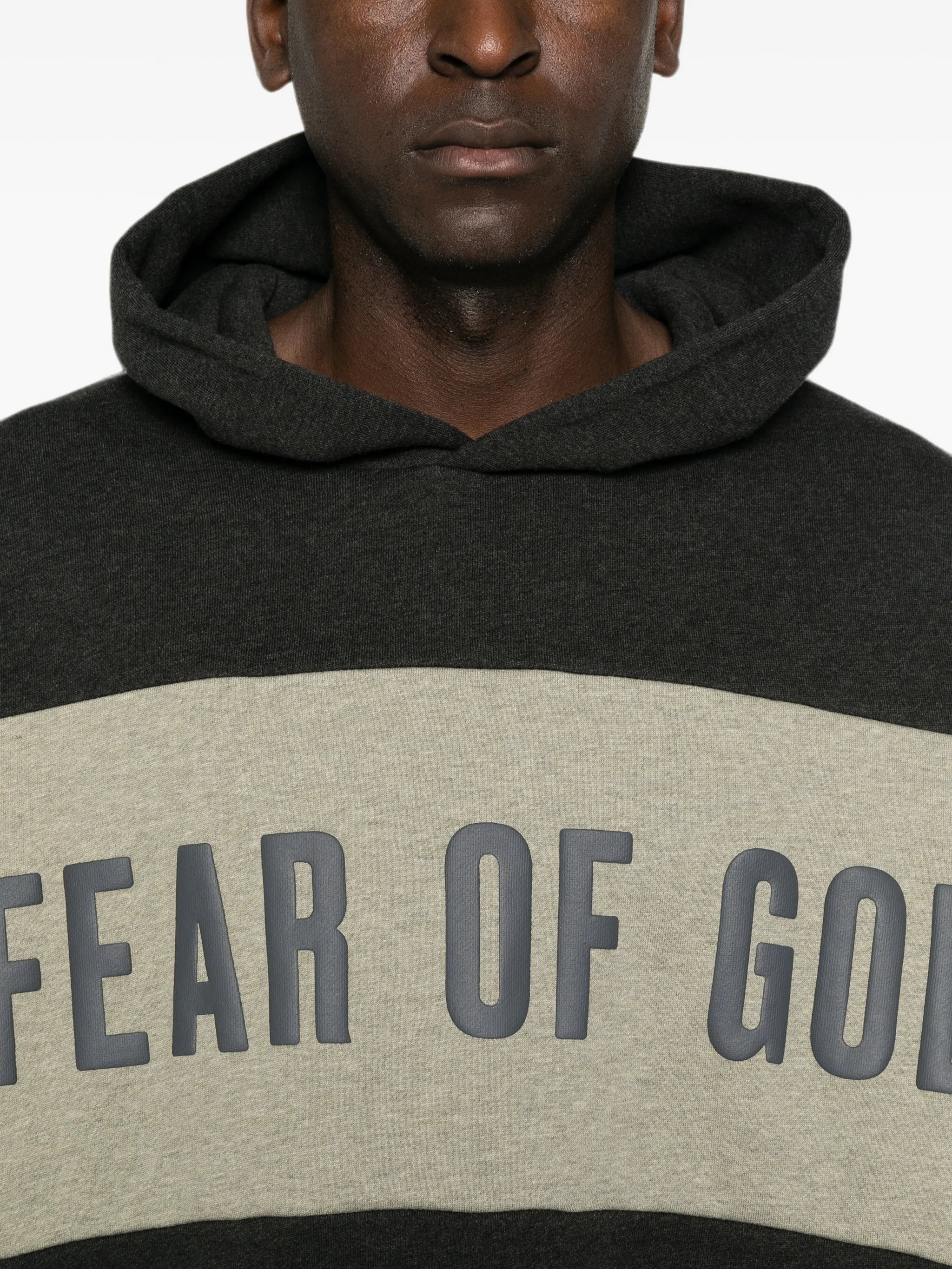 Fear of God Essentials Fear Of God Essentials Logo-print Panelled Hoodie, view 2