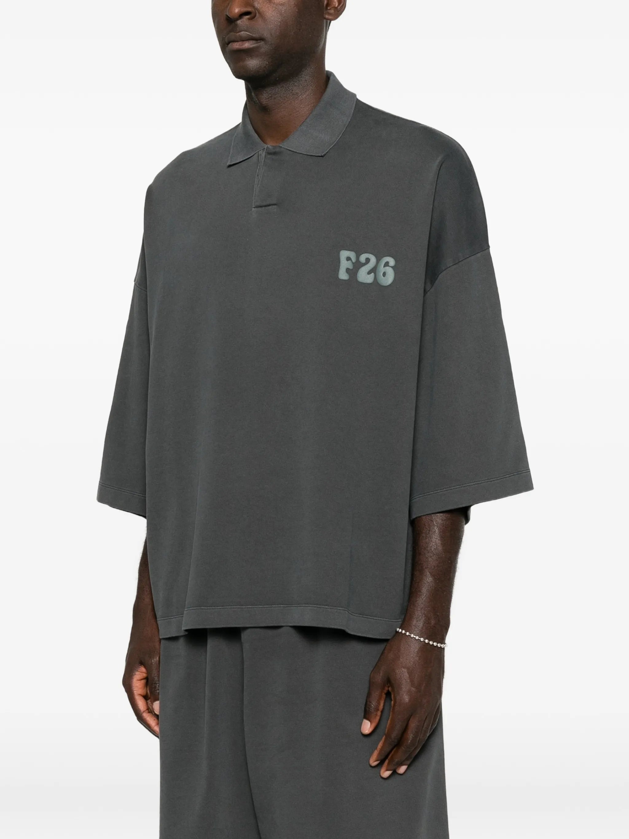 Fear of God Essentials Fear Of God Essentials Logo-print Oversized Polo Shirt, view 2