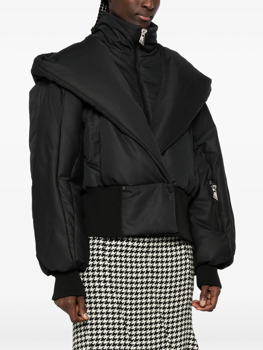 The Attico The Attico High-collar Padded Jacket, view 5