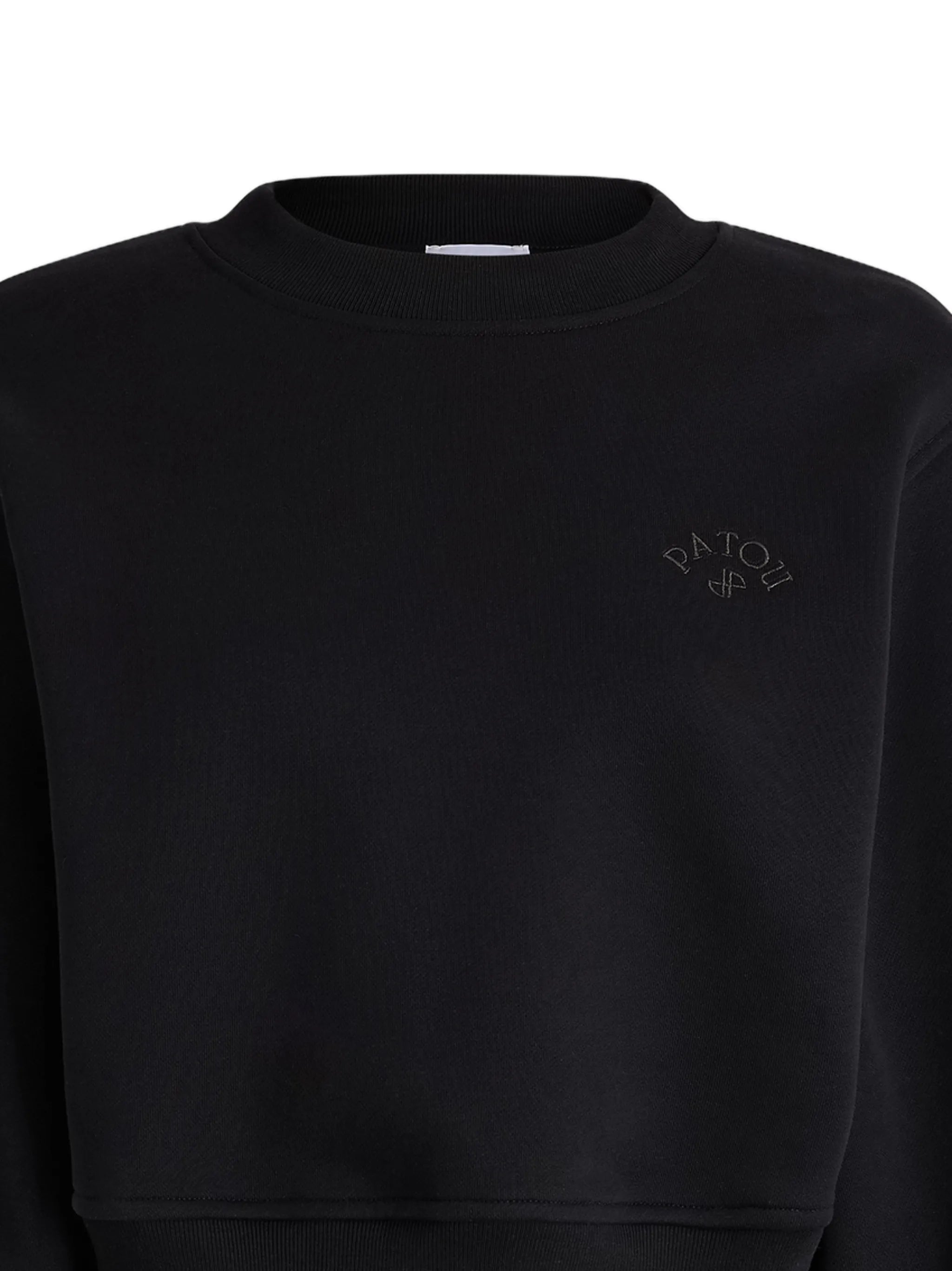 Patou Patou Cropped Tie-sleeve Sweatshirt, view 2