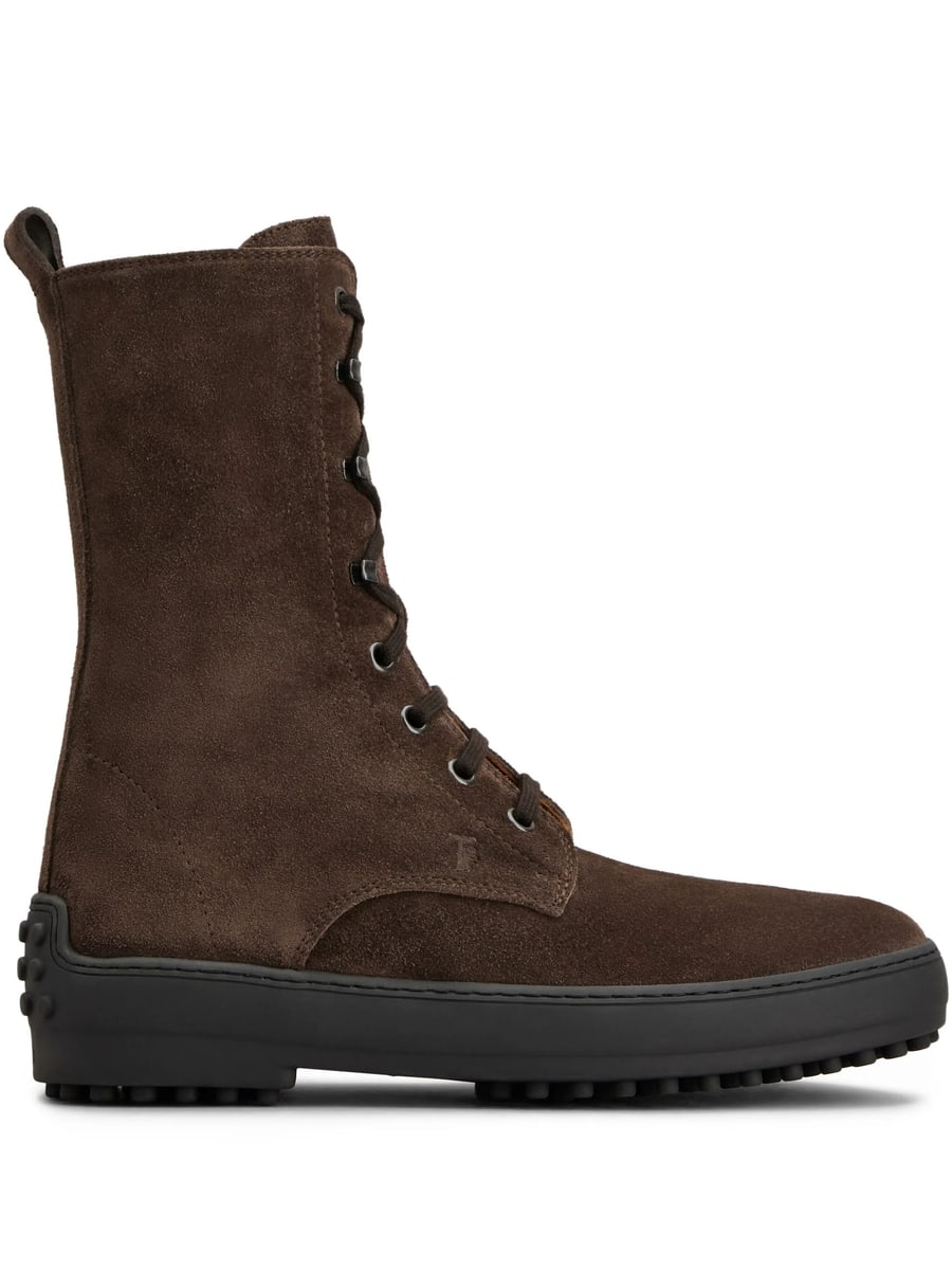 Tod's Tod's Winter Gommino Suede Ankle Boots