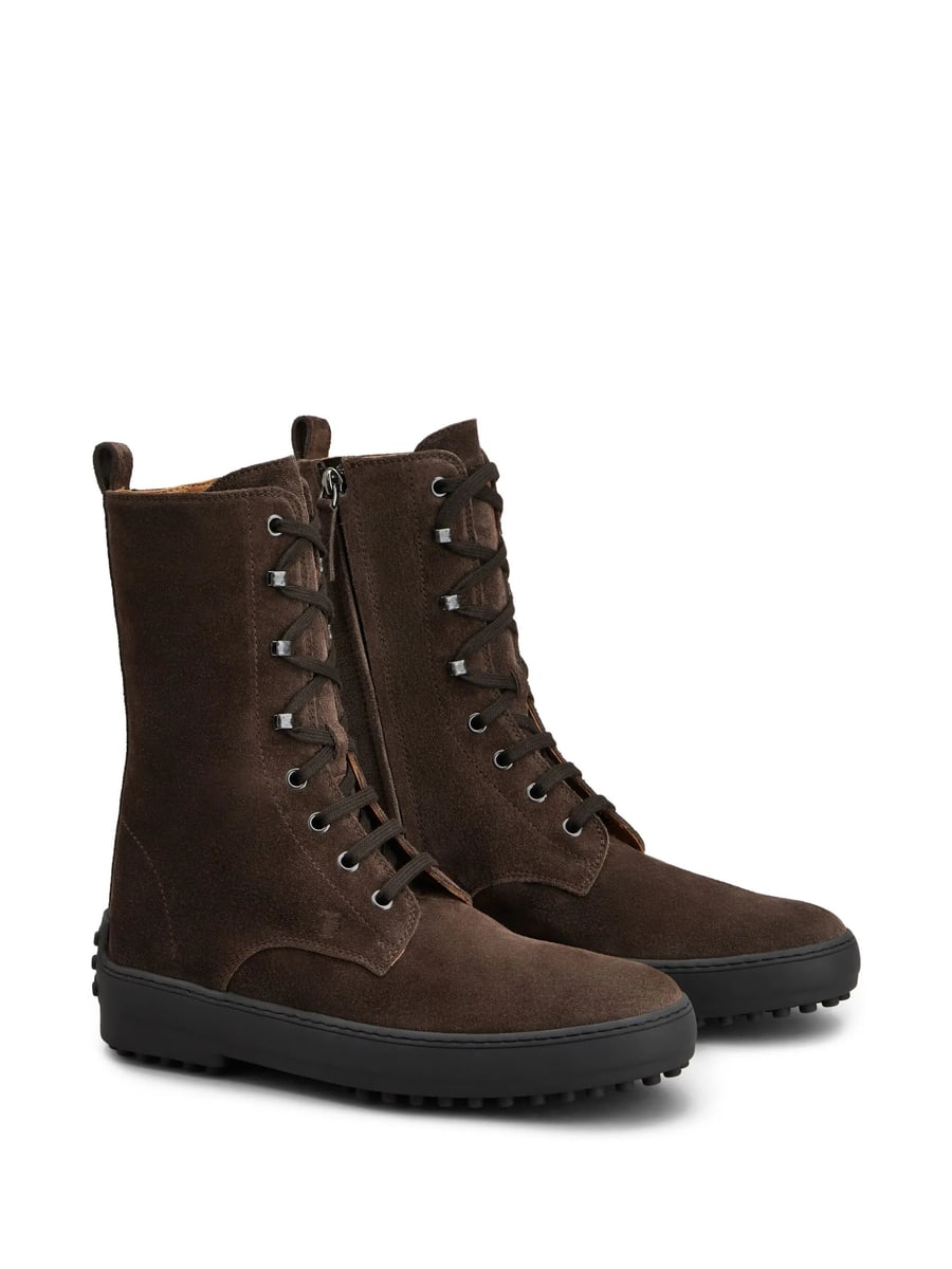 Tod's Tod's Winter Gommino Suede Ankle Boots, view 5
