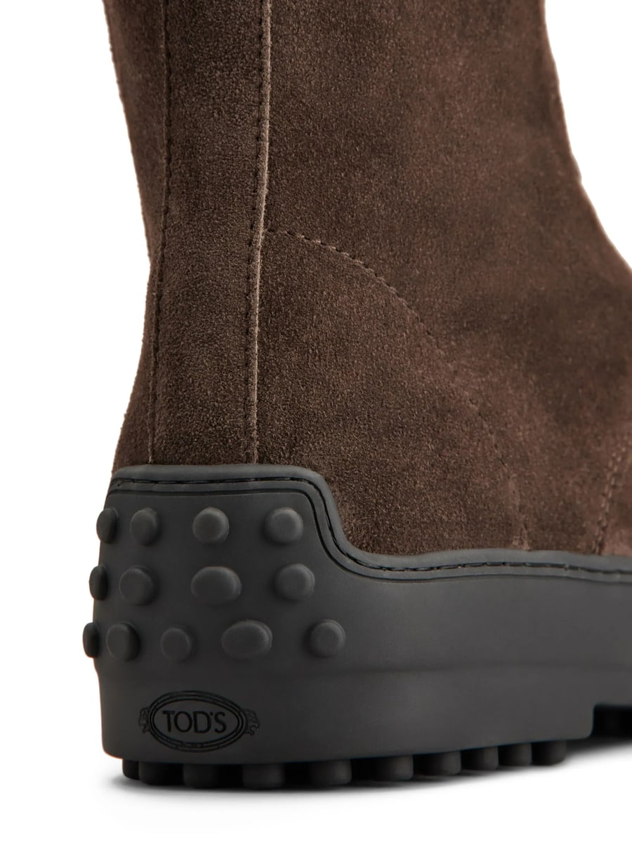 Tod's Tod's Winter Gommino Suede Ankle Boots, view 6