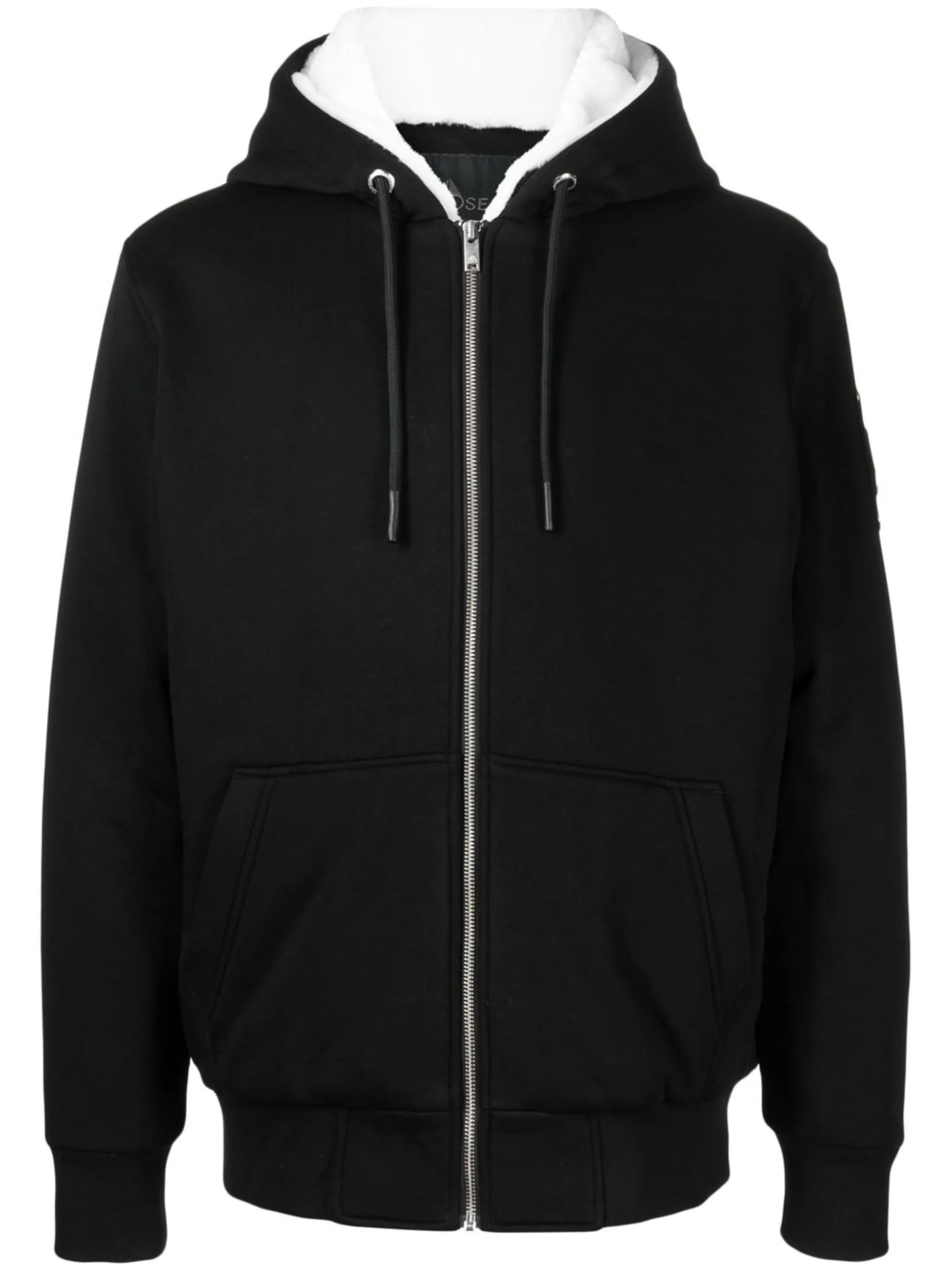 Moose Knuckles Moose Knuckles Logo-plaque Zip-up Hooded Jacket