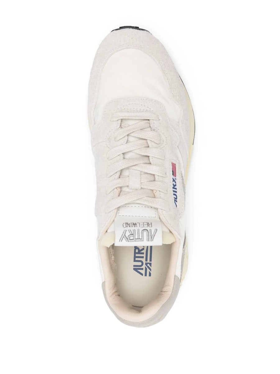 Autry Autry Reelwind Logo-patch Suede-panel Sneakers, view 2