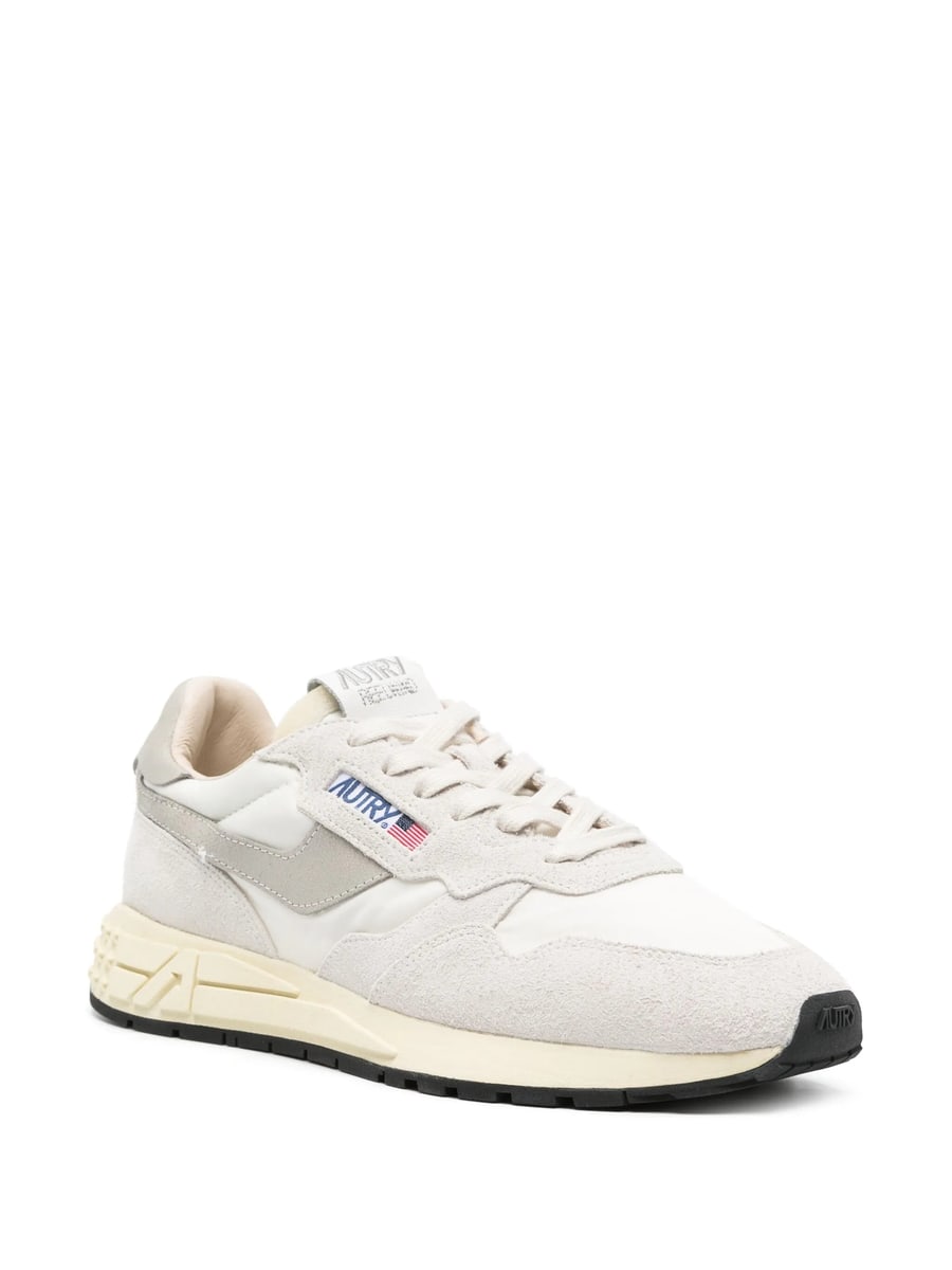 Autry Autry Reelwind Logo-patch Suede-panel Sneakers, view 3