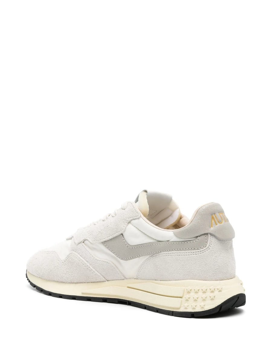 Autry Autry Reelwind Logo-patch Suede-panel Sneakers, view 4