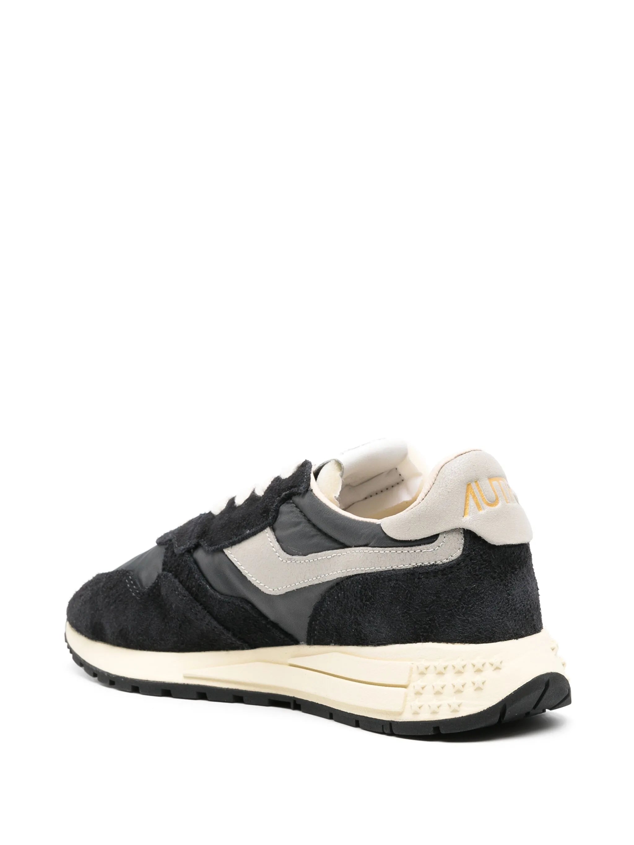 Autry Autry Reelwind Panelled Suede Sneakers, view 2
