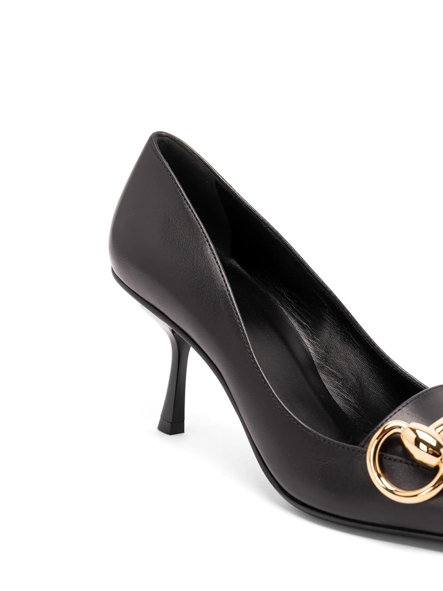 Gucci Gucci Horsebit Pointed-toe Pumps, view 5