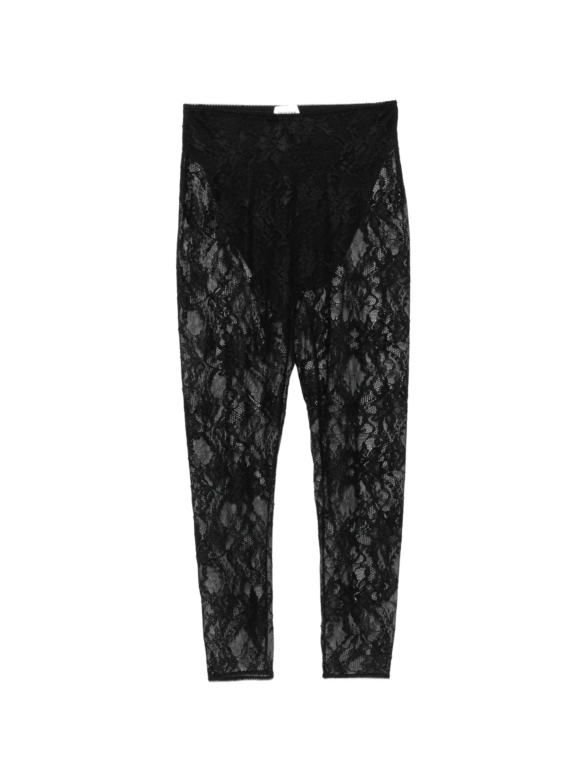 The Andamane The Andamane Loli Lace-panelled Cropped Trousers