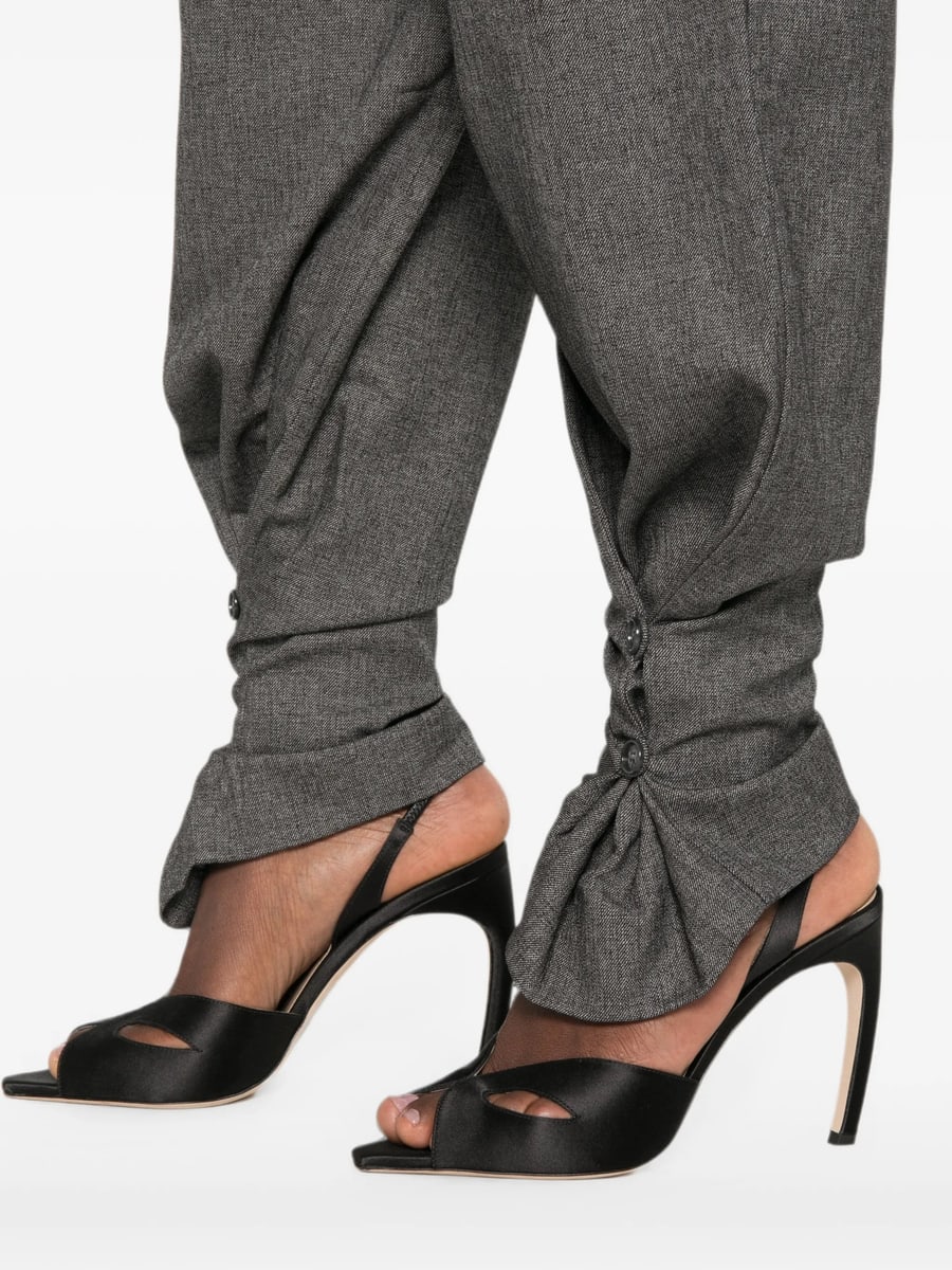 The Andamane The Andamane Buttoned-cuff Elasticated-waist Trousers, view 2
