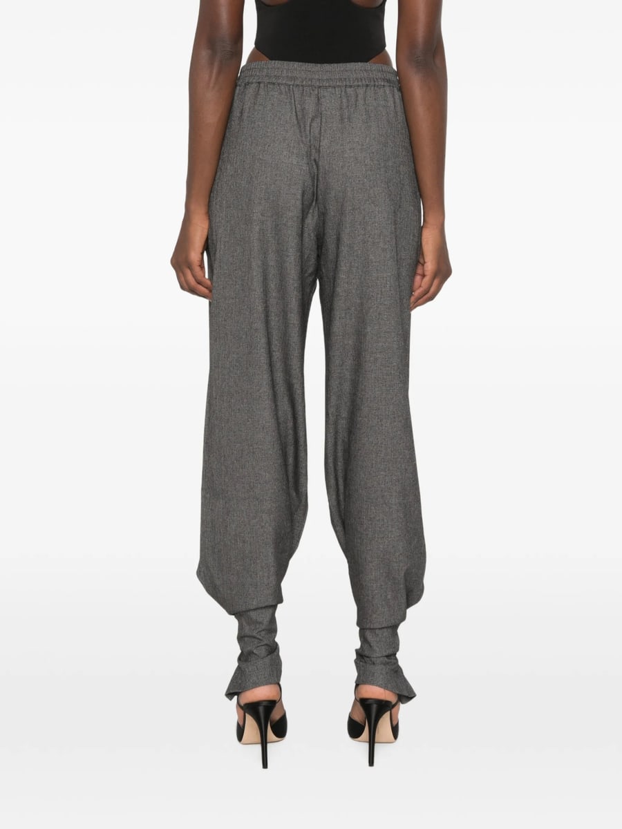 The Andamane The Andamane Buttoned-cuff Elasticated-waist Trousers, view 3