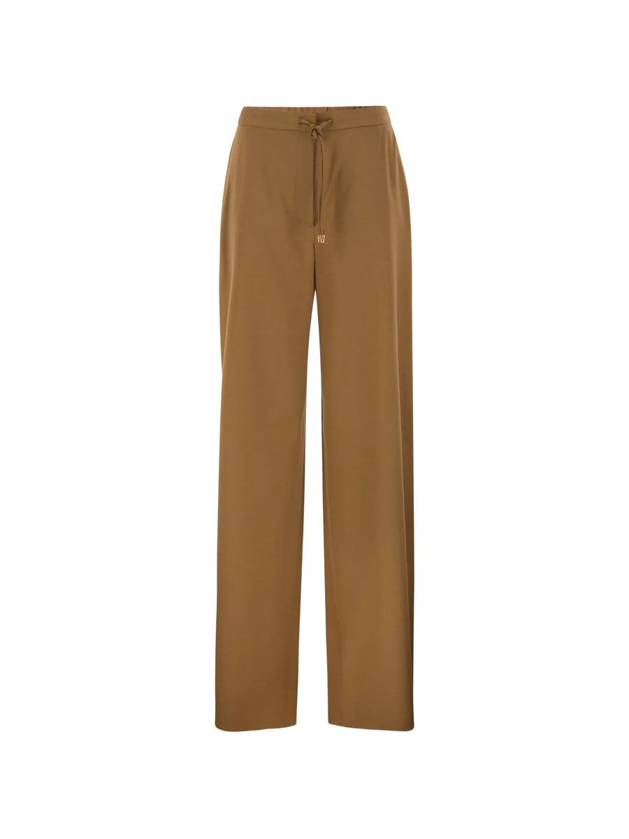Max Mara Studio Max Mara Studio Drawstring Wide-leg Trousers